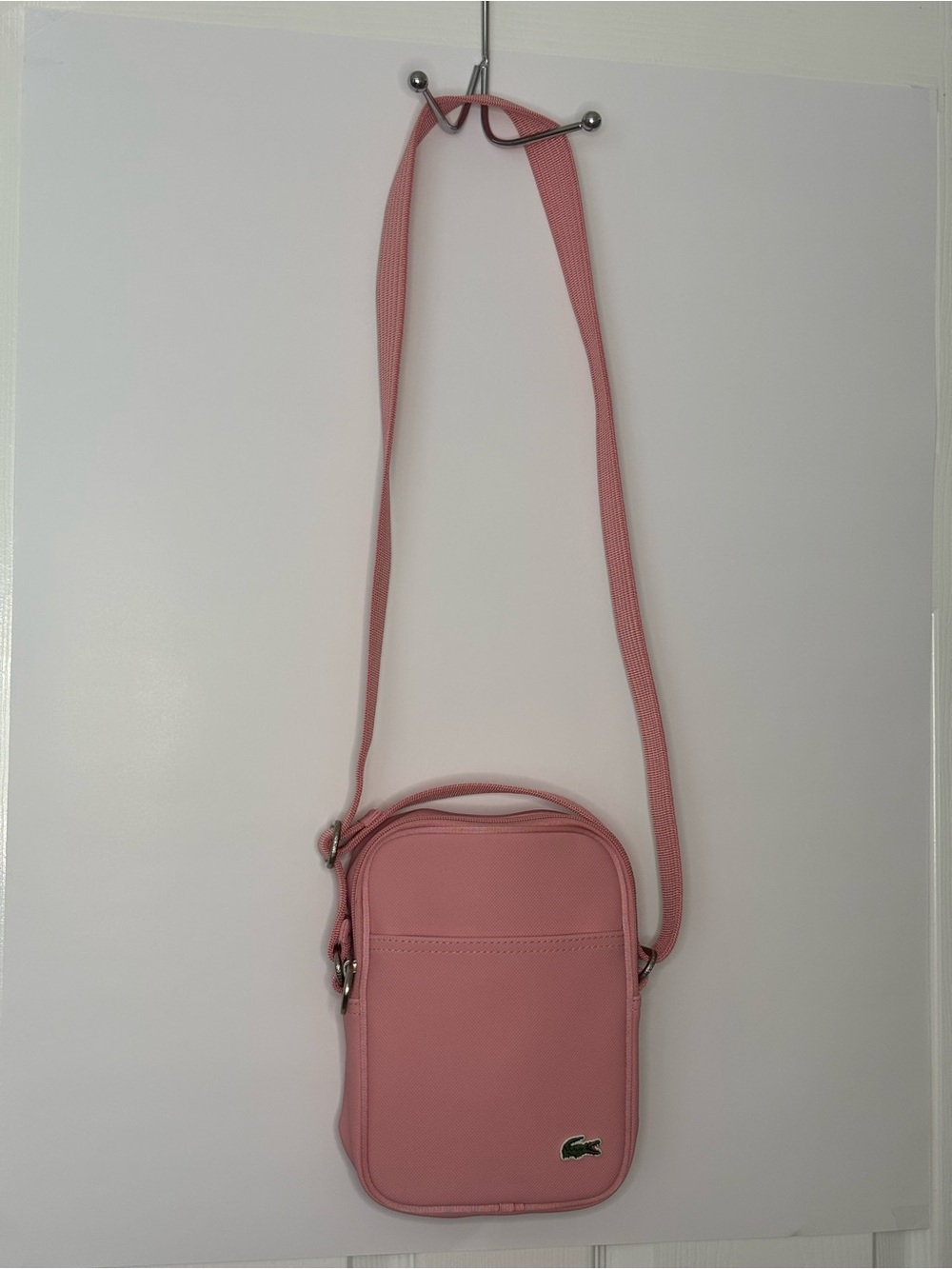 Lacoste Pink Mini Crossbody Bag, pre loved and like new